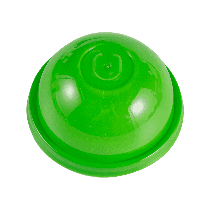 Wegwerp plastic PP groene sap melk theekop Dome Cover